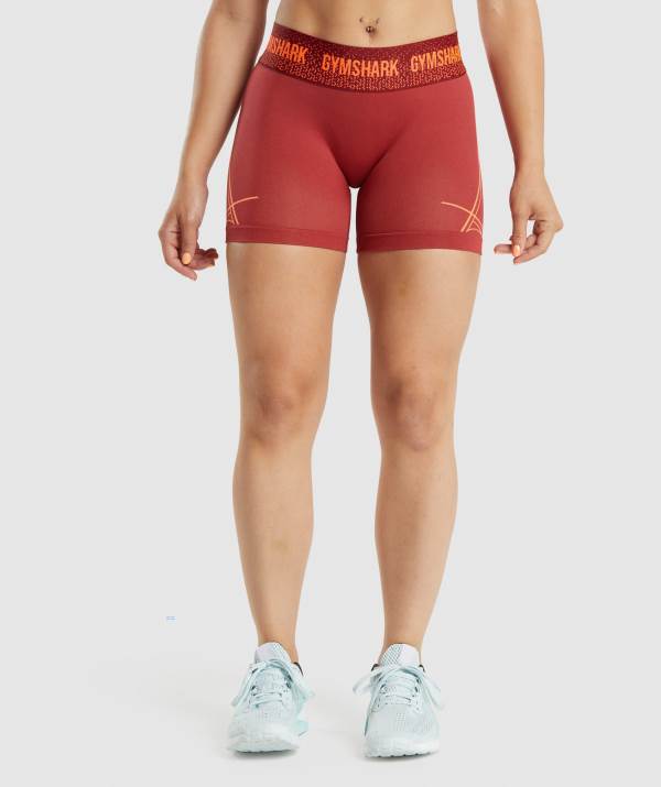 Damske Šortky Gymshark Apex Seamless Low Rise Bordove | GO9432751